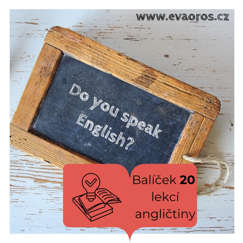 Balíček 20 lekcí angličtiny online - Eva Oros
