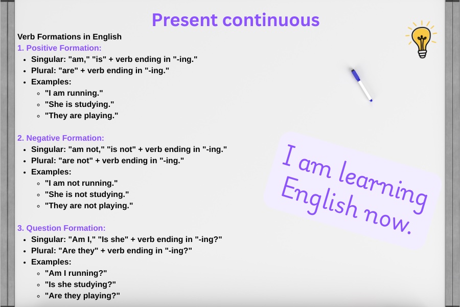 tvoření-present-continuous
